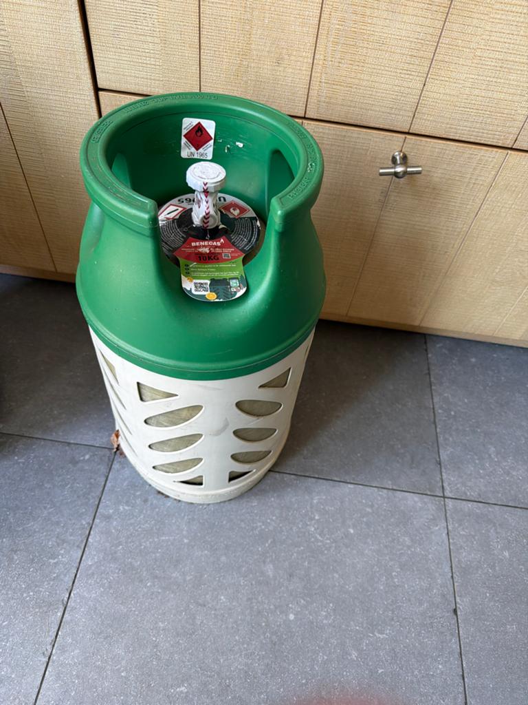 Benegas Light gasfles 10kg NIEUW en verzegeld, Ophalen, Nieuw