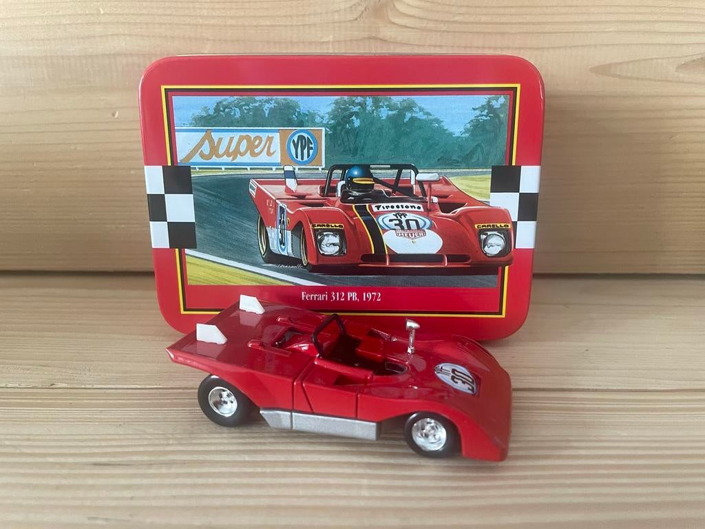 Solido Ferrari 312 PB, schaal 1:43, Ophalen of Verzenden, Zo goed als nieuw, Auto, Solido