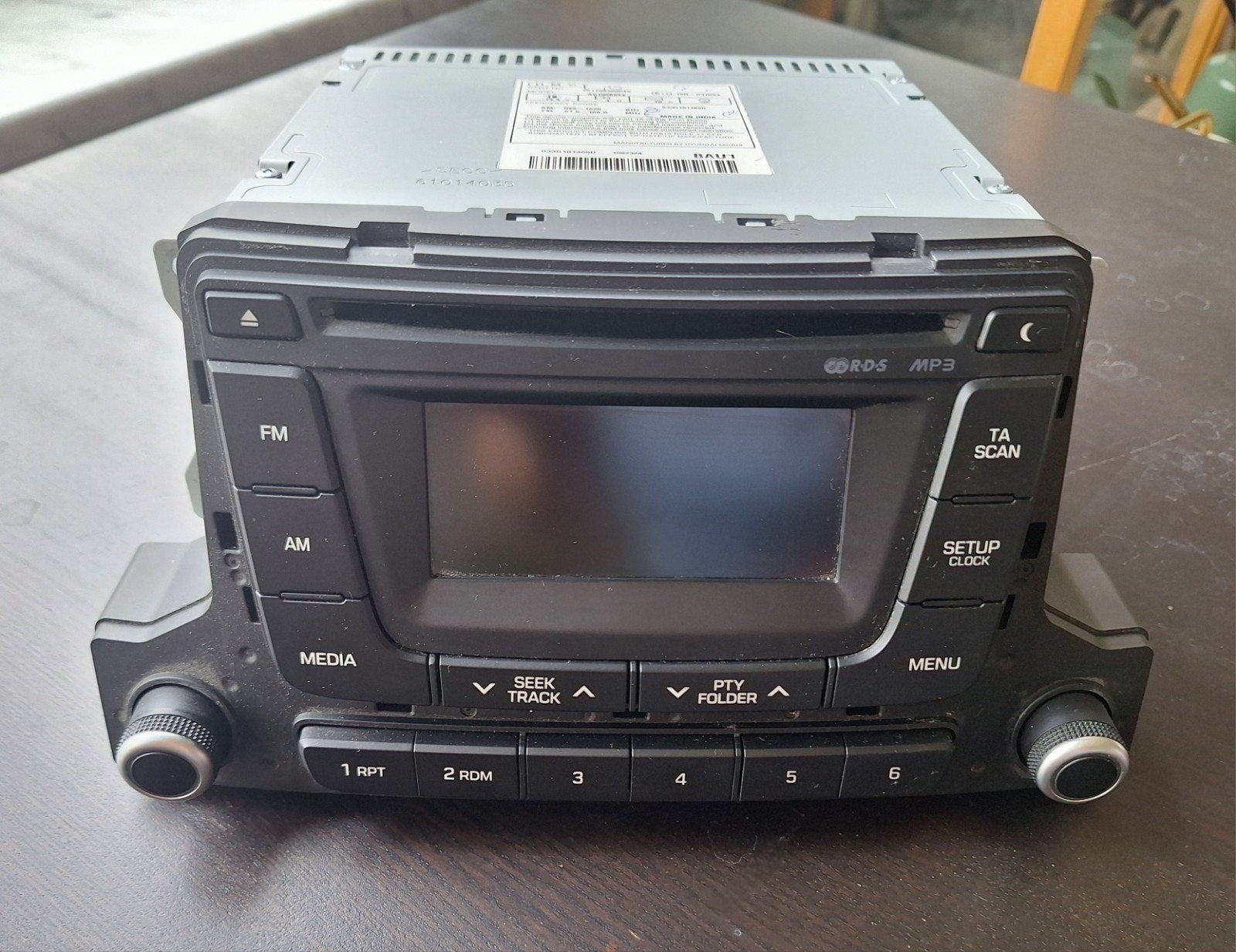 Originele Hyundai i10 autoradio (2013-2019) met CD/MP3, Auto diversen, Ophalen, Gebruikt