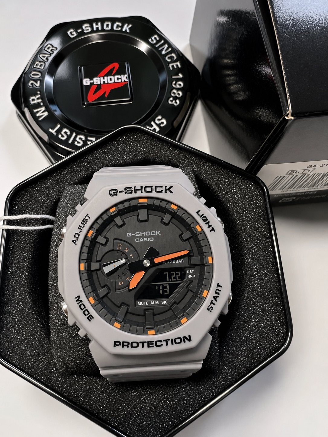 Casio G-Shock GA-2100S-8A | Nieuw | Compleet in doos, Ophalen of Verzenden, Zo goed als nieuw, Zwart, Android