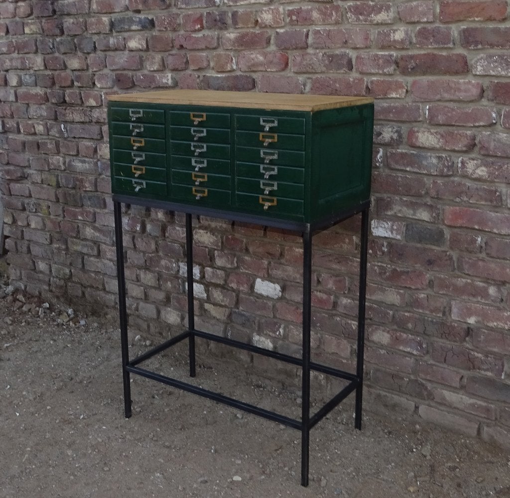 oude archiefkast ladekast kast met lades, Ophalen