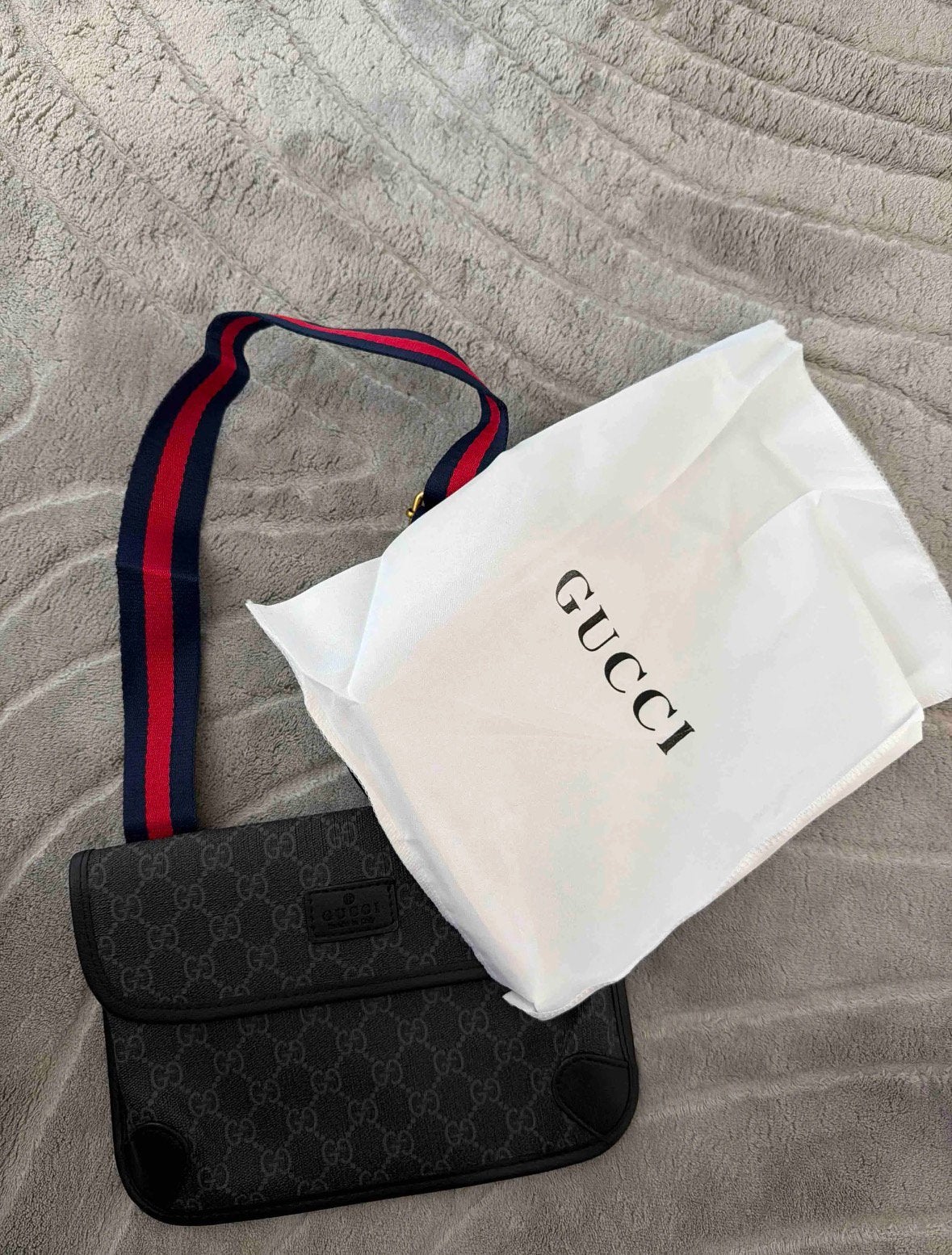 Gucci messenger bag, Ophalen, Nieuw, Zwart