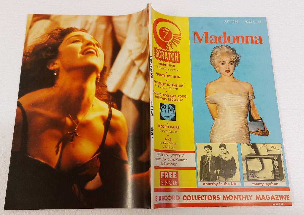Madonna Magazine 1989 Punk Monthy Python Spriral Scratch 4AD, Gebruikt, Verzenden, NvT, Boek, Tijdschrift of Artikel