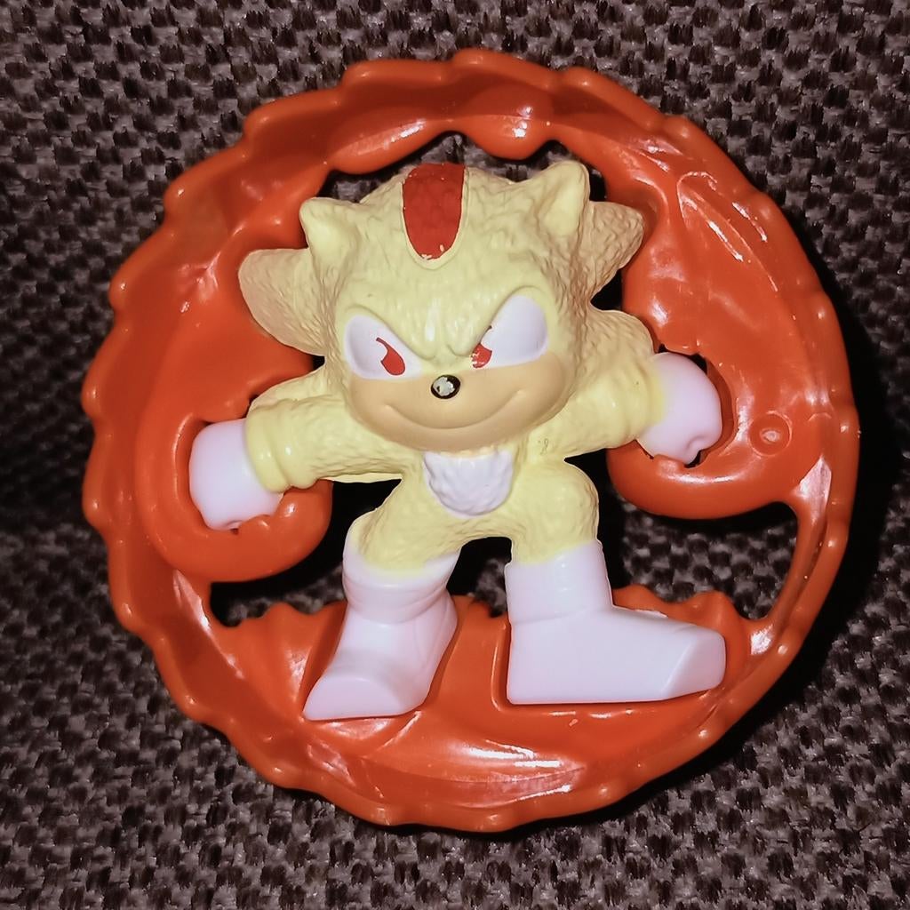 Mc Donald's sega sonic the hedgehog 3 super sonic red roller, Ophalen of Verzenden, Zo goed als nieuw