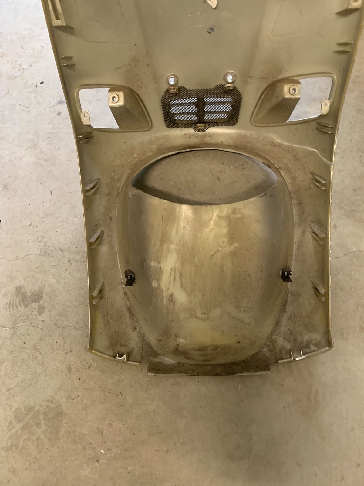 Piaggio Zip Type 3 Voorkap Grijs (Val-schade), Ophalen of Verzenden, M, M, M