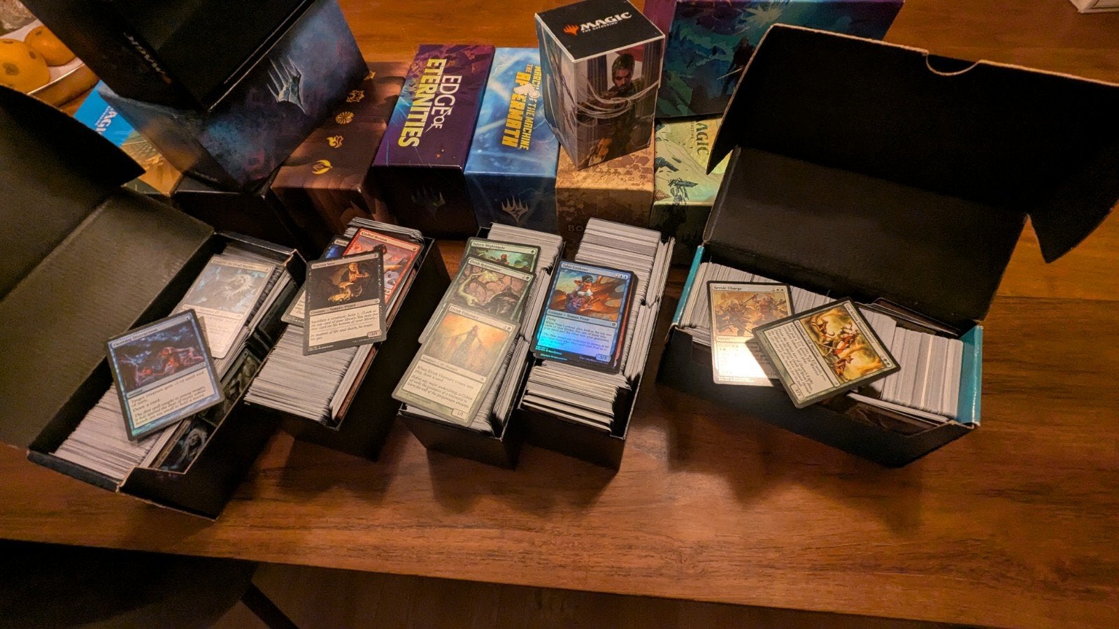 Magic: The Gathering mega collectie te koop, Ophalen, Gebruikt, Meerdere kaarten, Foil