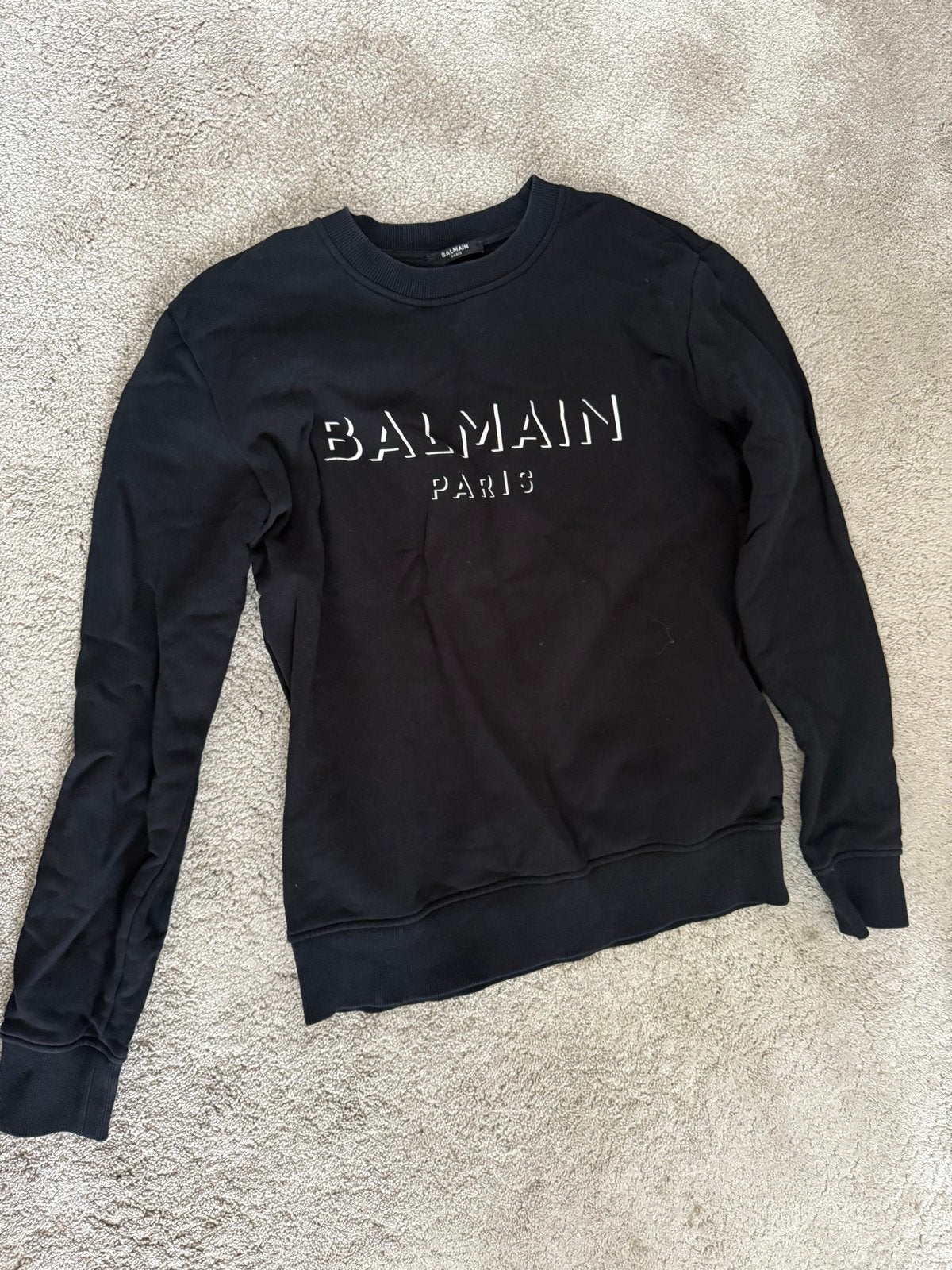 Balmain trui maat L, Ophalen of Verzenden, Gedragen, Maat 52/54 (L), Zwart