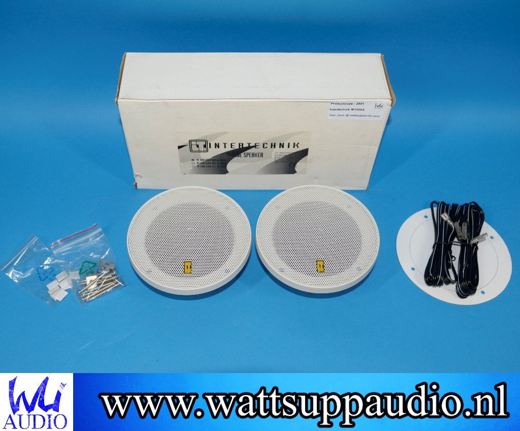 InterTechnik M100 KX4 Marine speakers 10cm / 4 inch, Gebruikt, ., Ophalen of Verzenden, .