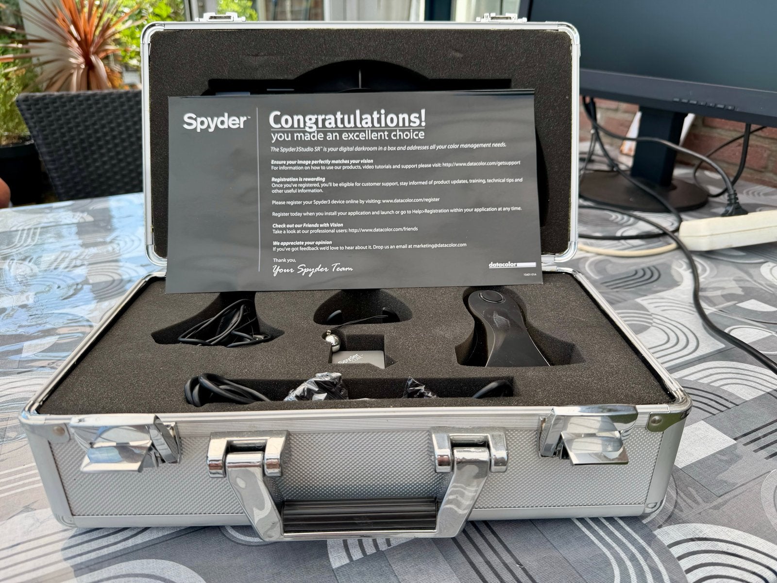 Spyder3 Studio SR: Complete kleurbeheer workflow, Datacolor, Kalibratietool, Ophalen of Verzenden, Zo goed als nieuw