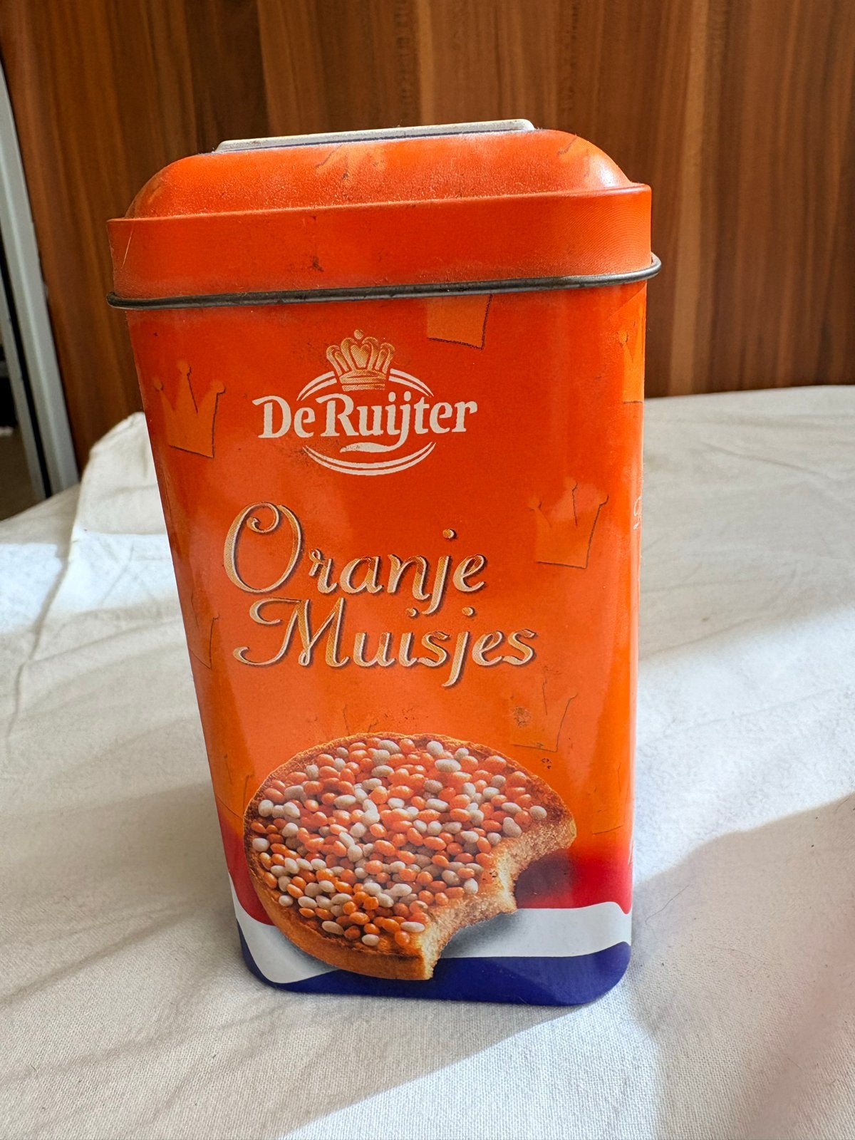 De Ruijter Oranje Muisjes blik - Geboorte Koninklijk Kind, Ophalen, Gebruikt, Overige