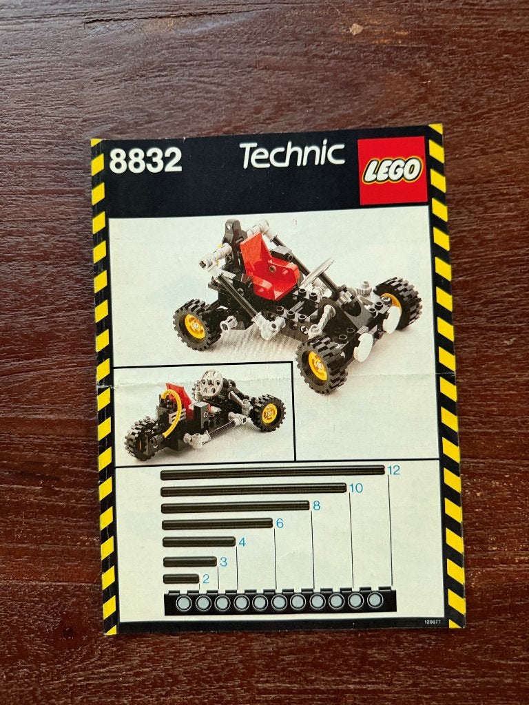 LEGO Technic 8832 Roadster + originele handleiding, Kinderen en Baby's, Ophalen, Gebruikt, Lego, Inclusief instructies