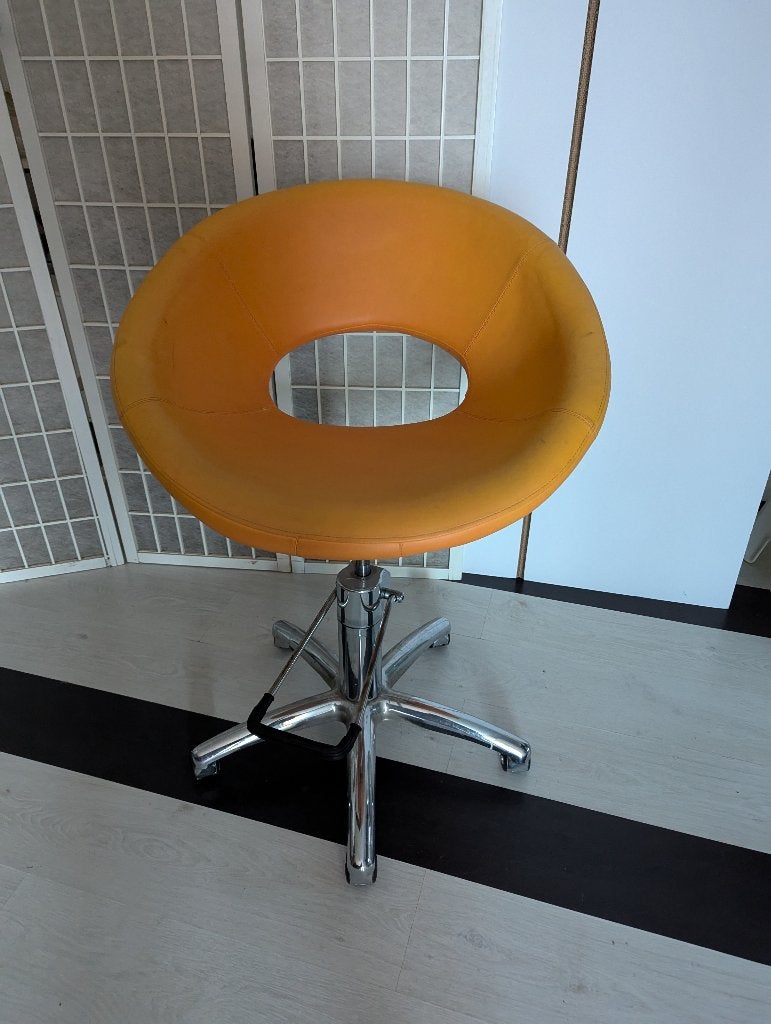 Salonstoel, Huis en Inrichting, Stoelen, Gebruikt, Eén, Metaal, Overige kleuren, Ophalen