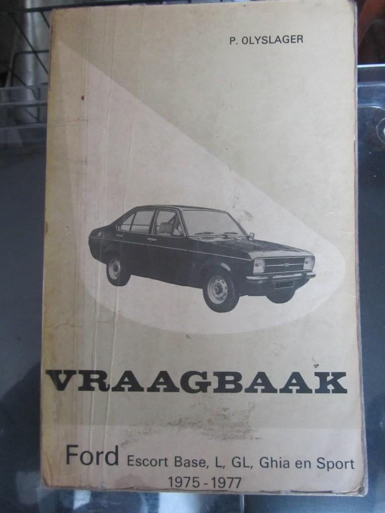 vraagbaak   FORD ESCORT  1975 / 1977, Ophalen of Verzenden