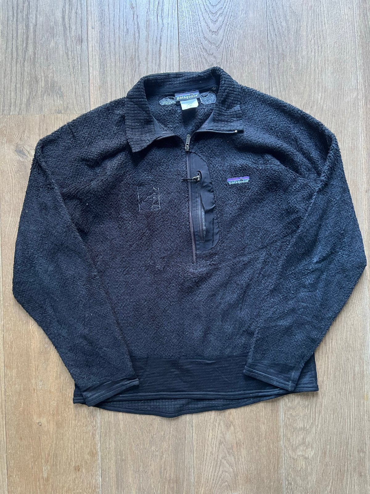 Patagonia Fleece voor mannen - Maat M, Ophalen of Verzenden, Gedragen, Maat 48/50 (M), Zwart