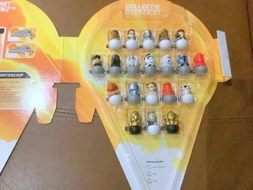 Star Wars compleet schip met alle 20 figuurtjes (emte), Overige supermarkten, Ophalen of Verzenden