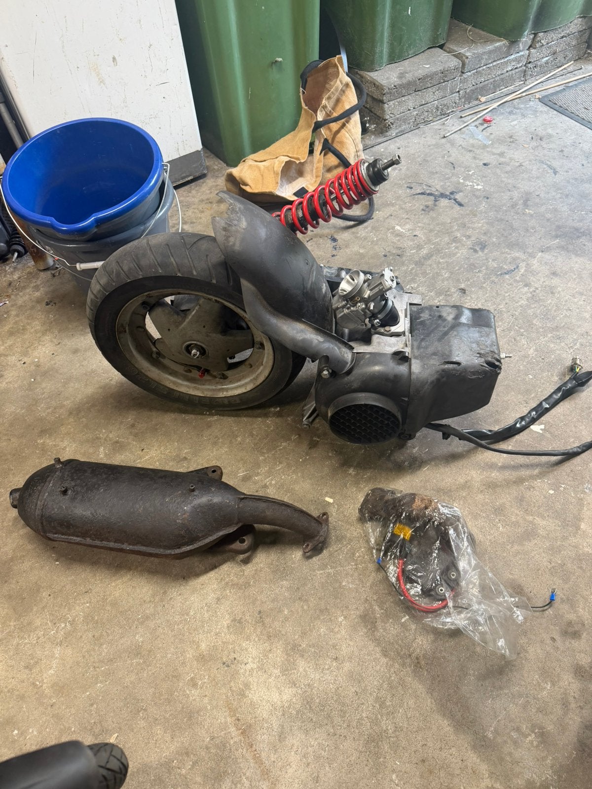 Skipper blok 172cc Malossi plug and play, Fietsen en Brommers, Ophalen of Verzenden, Gebruikt, Blok, Piaggio