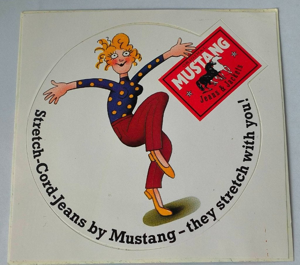 Sticker Stretch-Cord-Jeans by Mustang (2), Ophalen of Verzenden, Zo goed als nieuw, Merk
