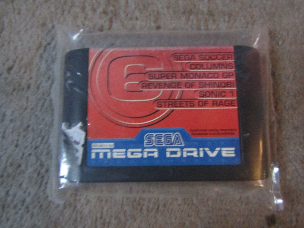 Mega drive spel: 6 in 1 spelen, Gebruikt, Overige genres, 1 speler, Ophalen of Verzenden