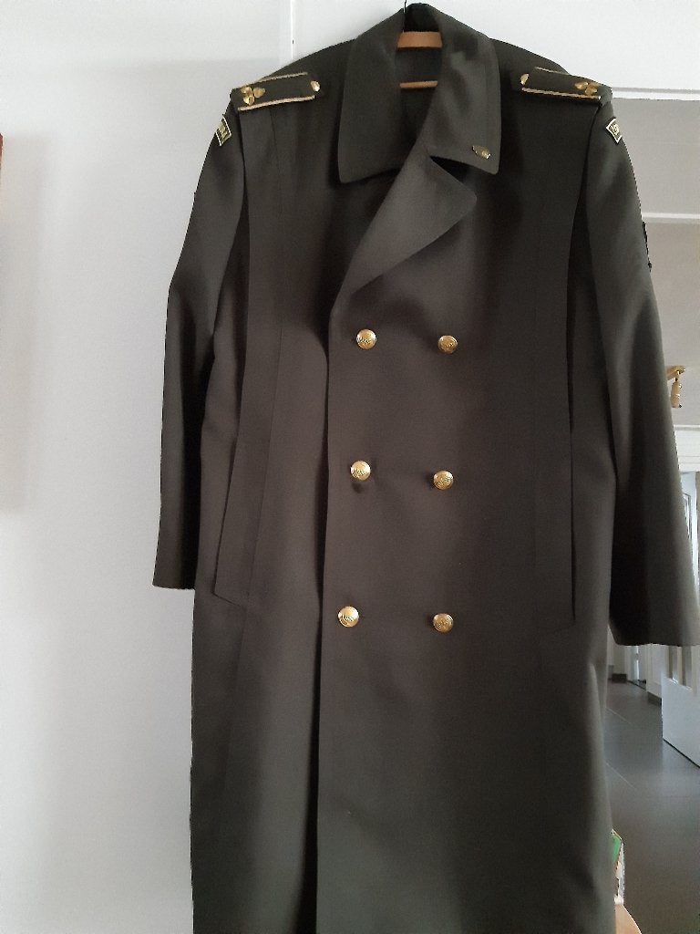 lekker warme lange leger groene legerjas maat xl zgan., Carnaval, Maat 56/58 (XL), Ophalen of Verzenden, Zo goed als nieuw