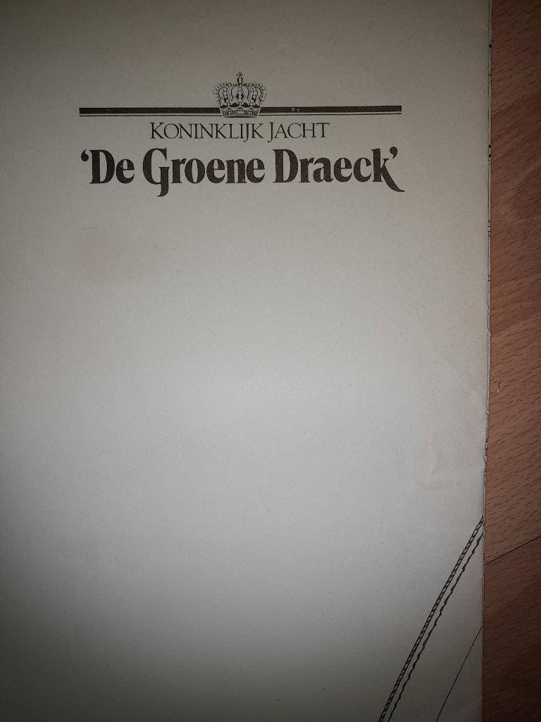 Alle bouwtekeningen om de Groene Draeck te bouwen, Hobby en Vrije tijd, Modelbouw | Boten en Schepen, Ophalen, Zo goed als nieuw