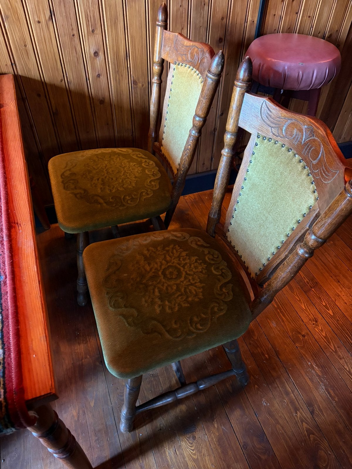 4 Vintage houten caféstoelen  – Nostalgieke uitstraling, Ophalen