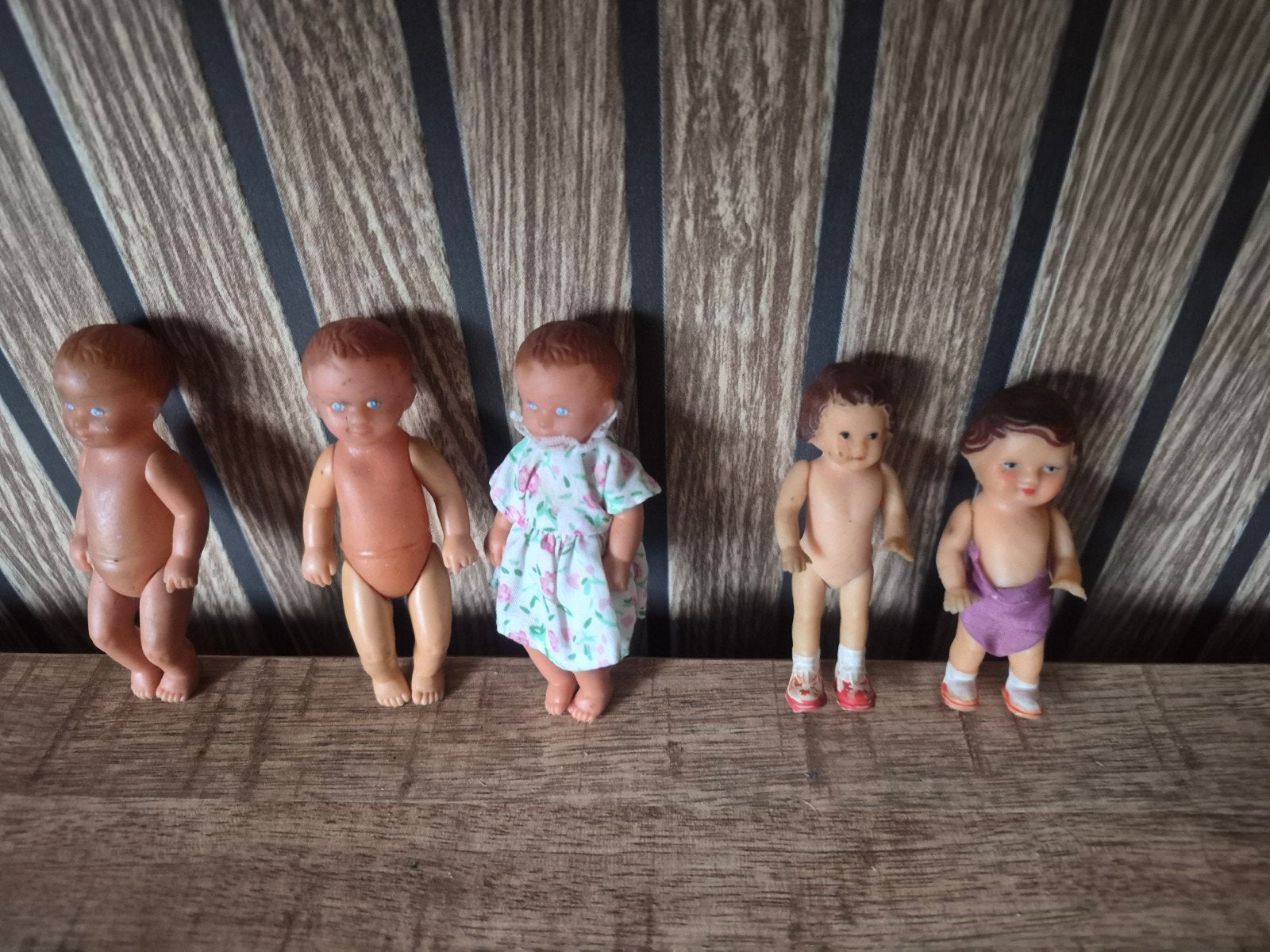 5 vintage poppetjes Vaste prijs€15euro, Verzenden