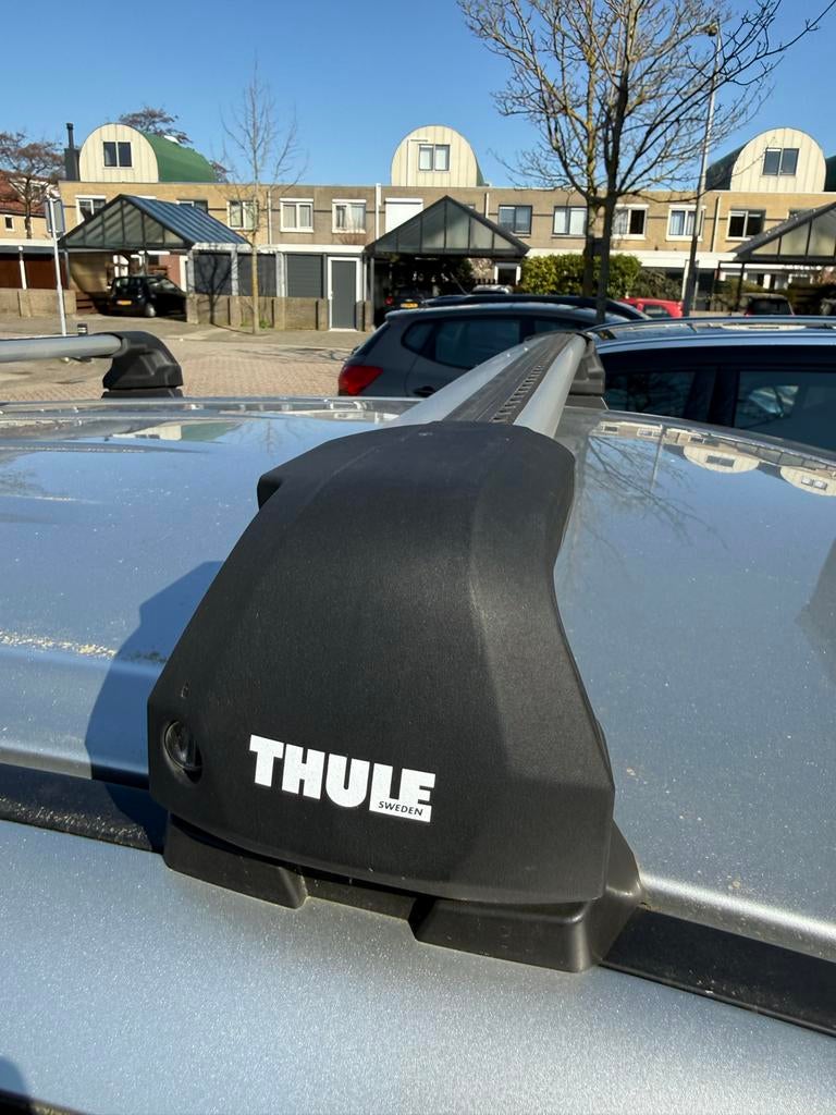 Thule Wingbar Edge dakdragerset Mitsubishi ASX vaste punten, Ophalen, Gebruikt
