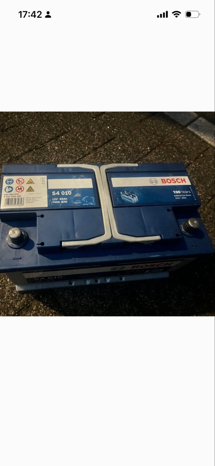 Nieuwe Bosch S4 010  (12V 80Ah 740A), Ophalen of Verzenden, Nieuw, Universele onderdelen
