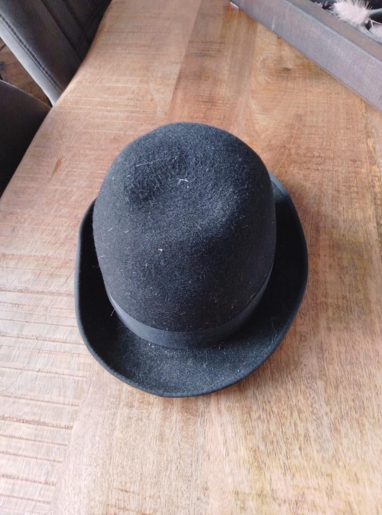 Vintage bolhoed mt 55, Antiek en Kunst, Antiek | Kleding en Accessoires, Ophalen of Verzenden