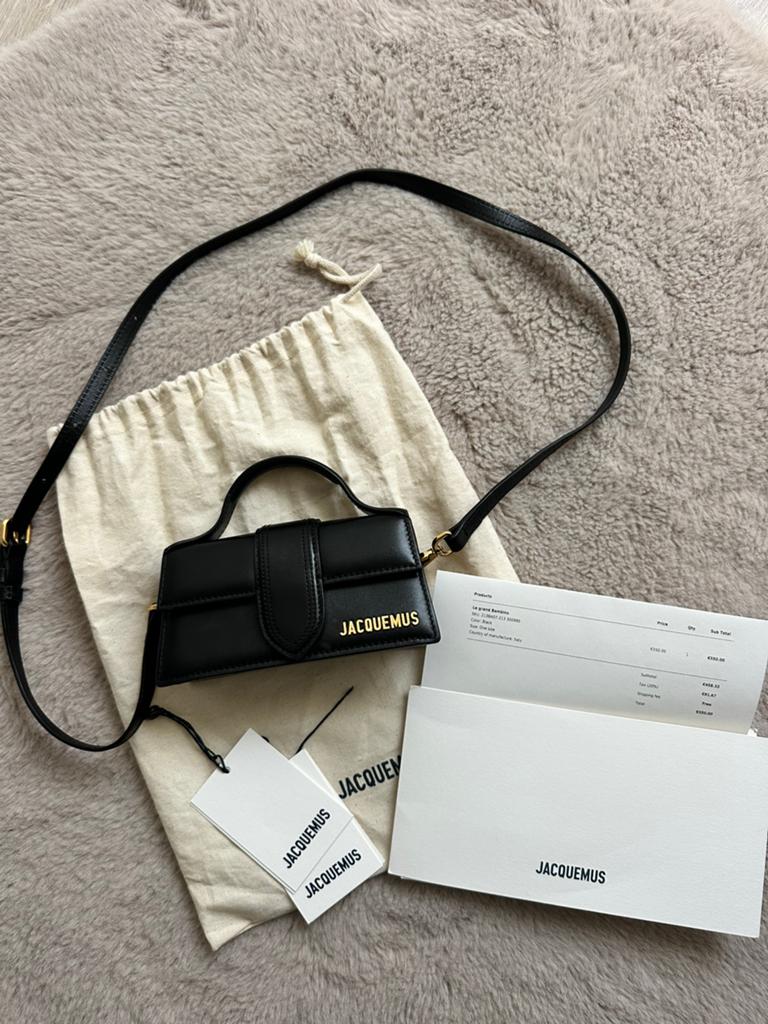 Jacquemus le bambino tas, Sieraden, Tassen en Uiterlijk, Tassen | Damestassen, Ophalen of Verzenden, Zo goed als nieuw, Zwart