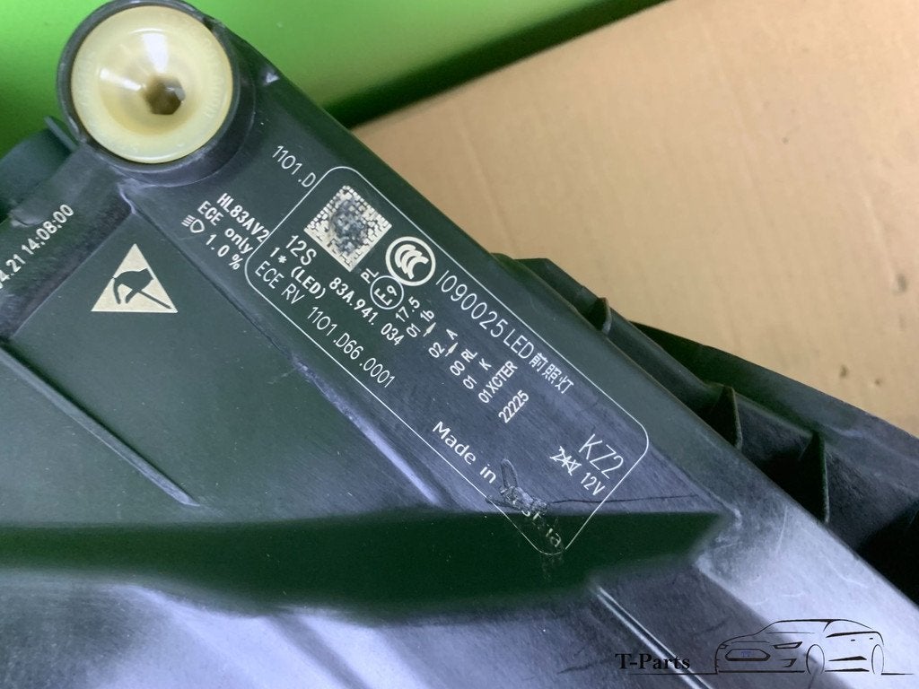 Audi Q3 83a koplamp Rechts 83A941034 --NIEUW--, Info@fabrikant.eu, Fabrikant BV, Fabrikantstraat 1
1000 AA  Amsterdam, NL, Nieuw