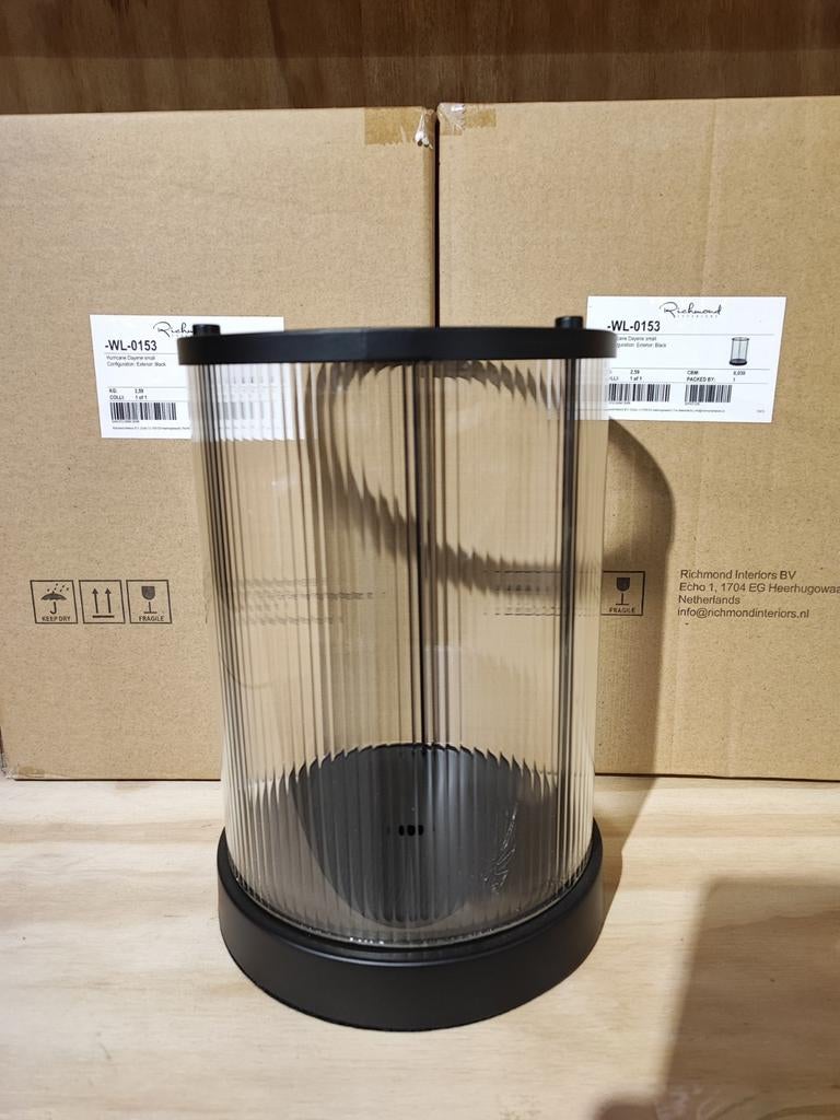 Richmond Interiors hurricane light dayene black small, Ophalen of Verzenden, Nieuw