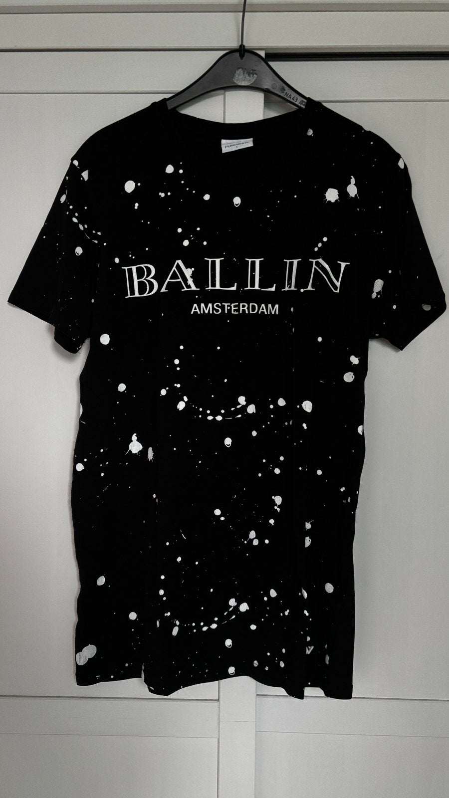 Pure White Ballin Amsterdam T-shirt, top mt. L., Maat 52/54 (L), ., Zwart, Ophalen of Verzenden