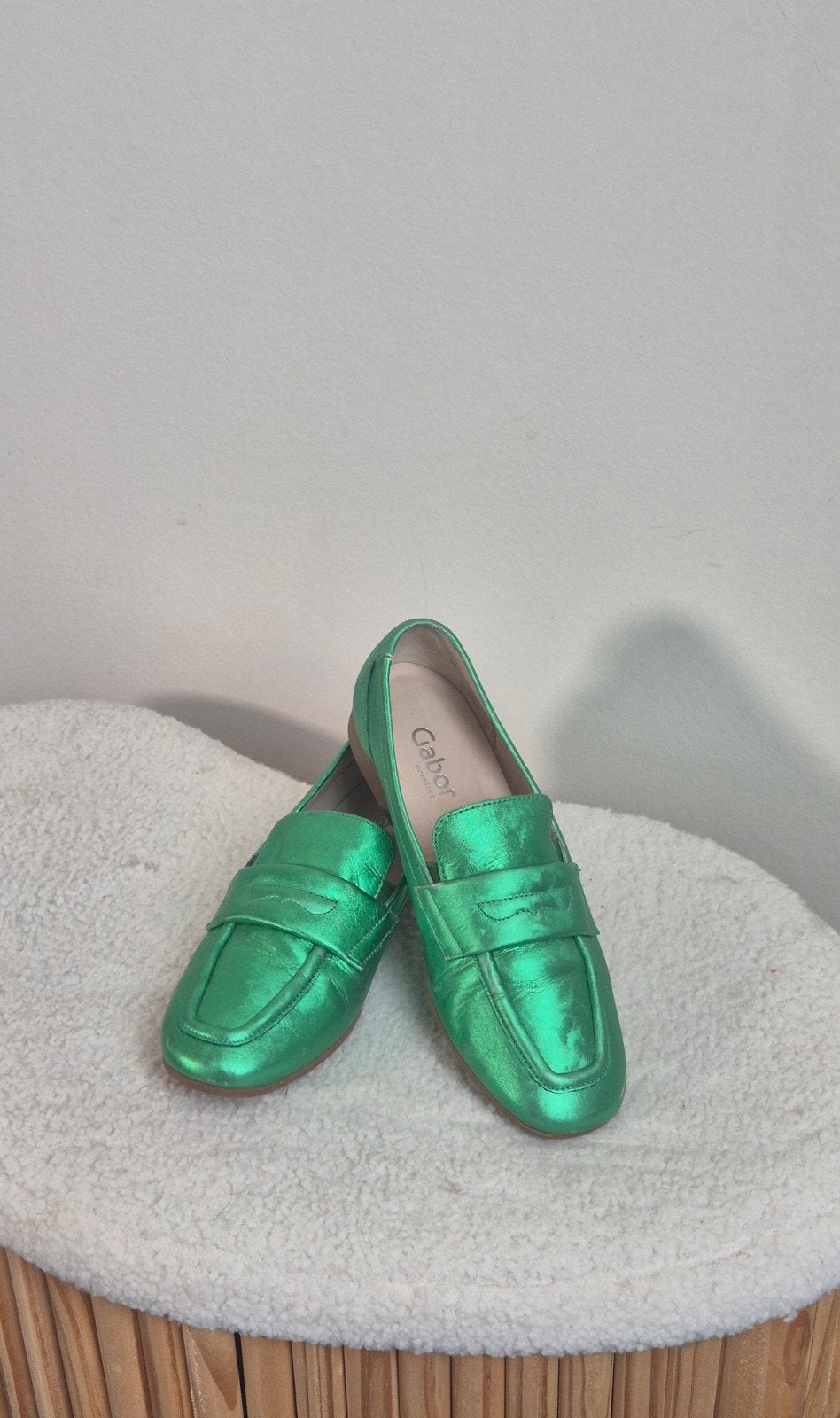Gabor loafers groen maat 38, Instappers, Gabor, Ophalen of Verzenden, Gedragen