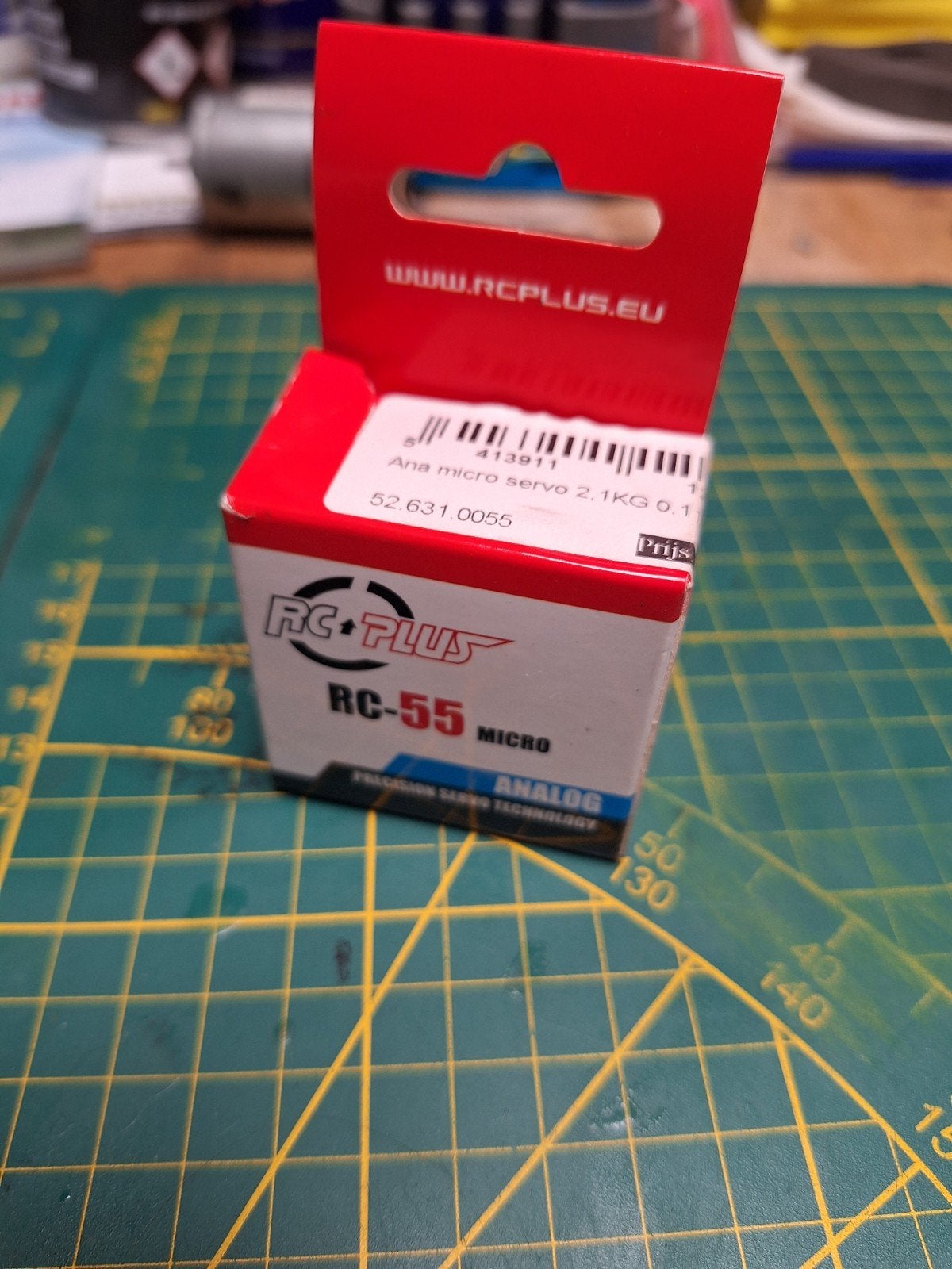 RCPlus RC-55 micro servo  analog  NIEUW IN VERPAKKING !, Nieuw, Onderdeel, RTR (Ready to Run), Overige schalen