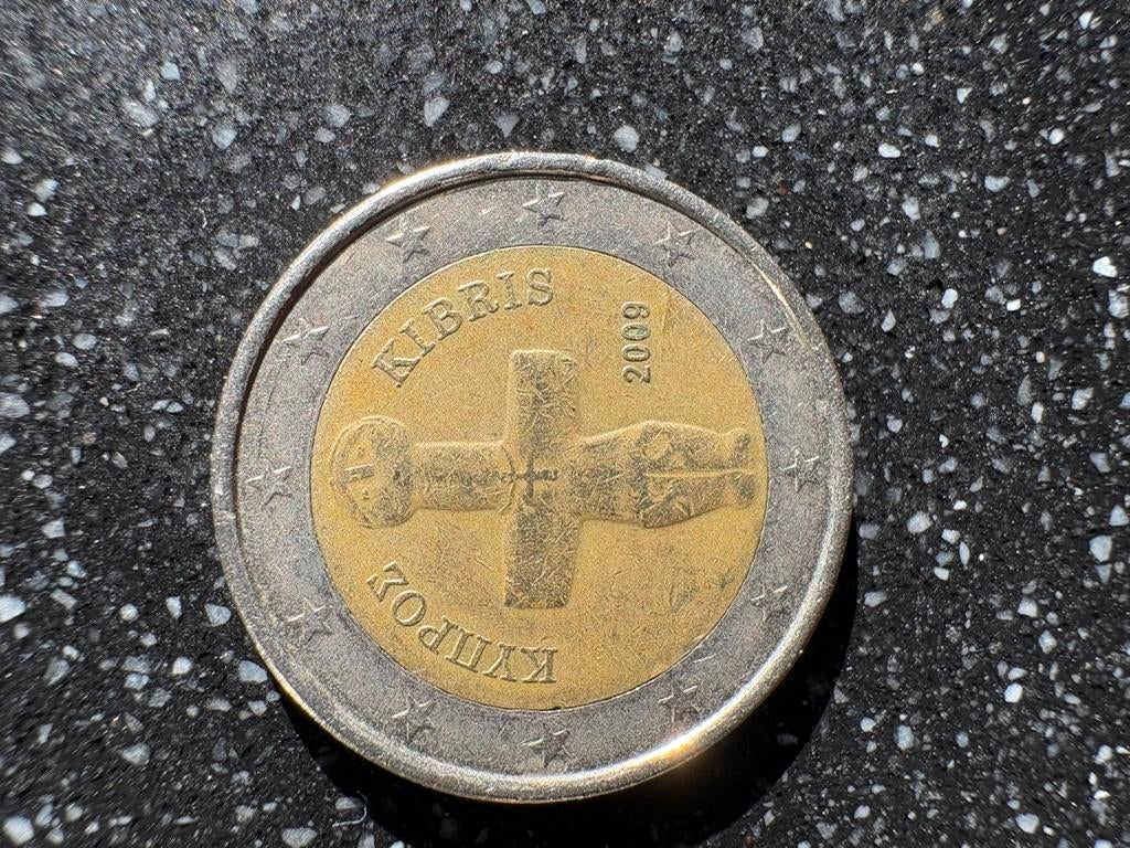 2 euro munt Cyprus 2009, Ophalen, Cyprus, 2 euro
