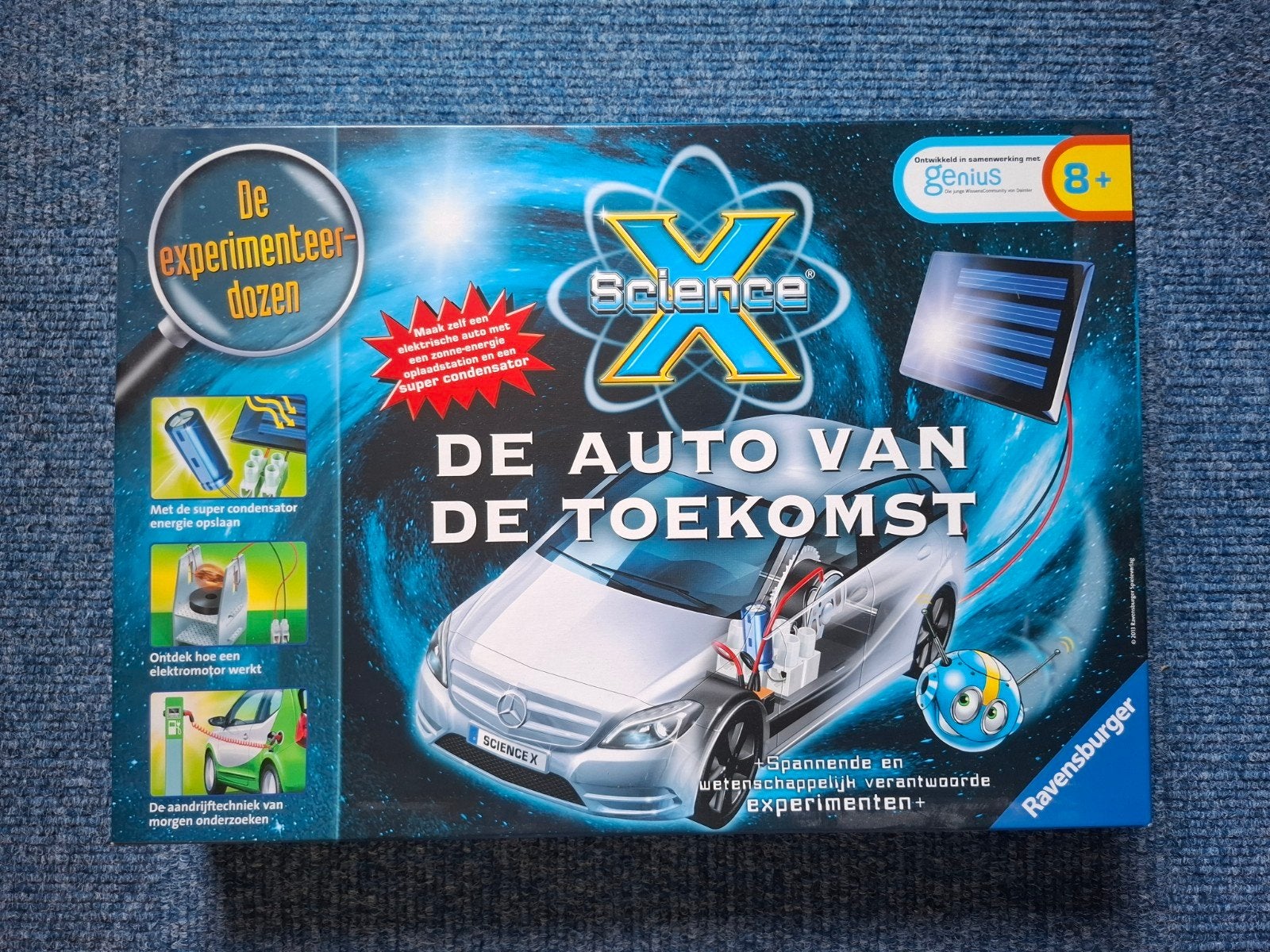 Science X De Auto van de Toekomst Compleet Experimenteerdoos, Ophalen of Verzenden, Zo goed als nieuw, Elektronica, Met licht