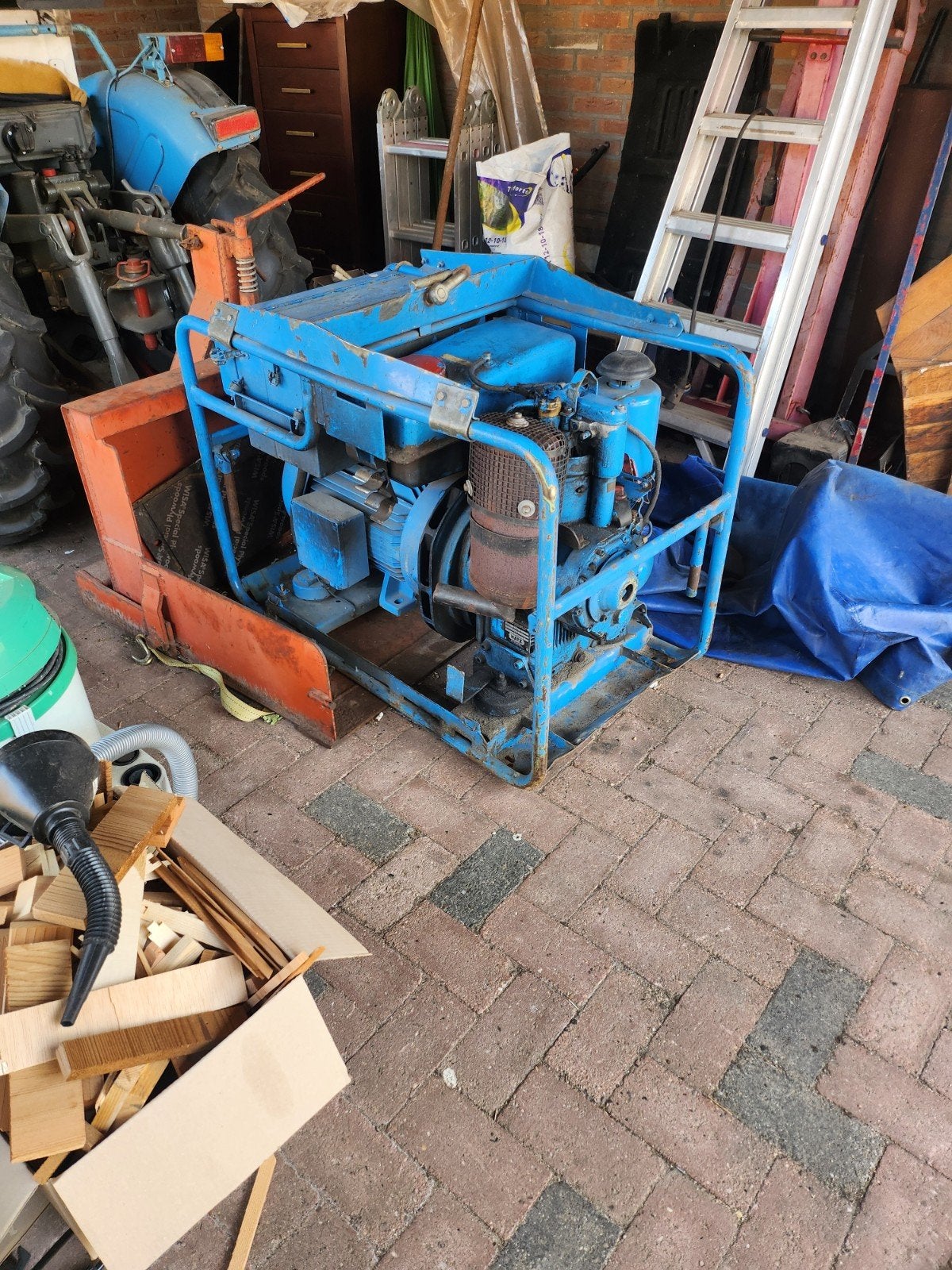 Hatz diesel aggregaat 4 kw werkt goed, Ophalen of Verzenden