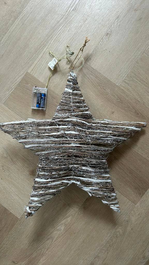 Grote Kerst ster met verlichting, Ophalen of Verzenden, Zo goed als nieuw