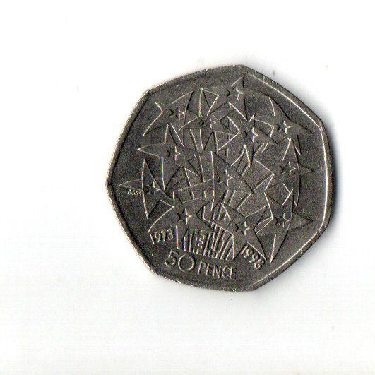 Verenigd Koninkrijk 50 Pence 1998 European Union, Verzenden, Overige landen, Losse munt