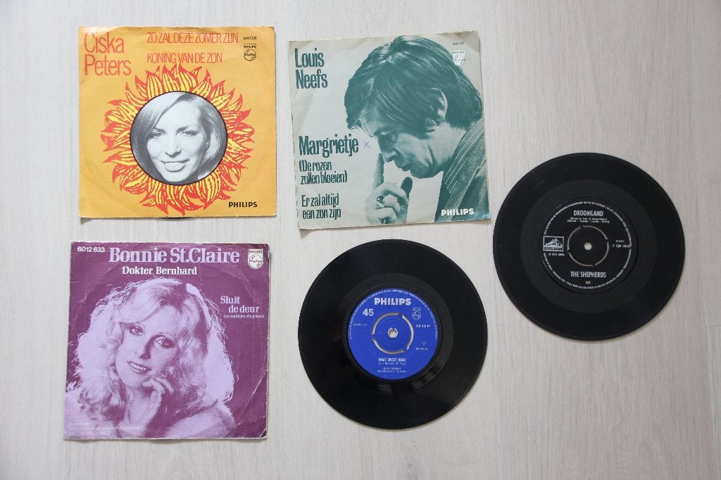 Vinyl Bonnie St Clair - Louis Neefs- Ciska Peters - Shepards, Ophalen of Verzenden, Gebruikt, Nederlandstalig