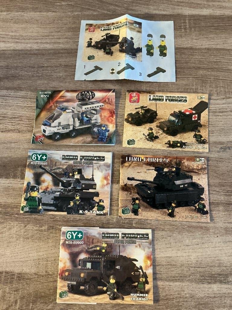 Sluban instructieboekjes, Ophalen of Verzenden, Zo goed als nieuw, Lego