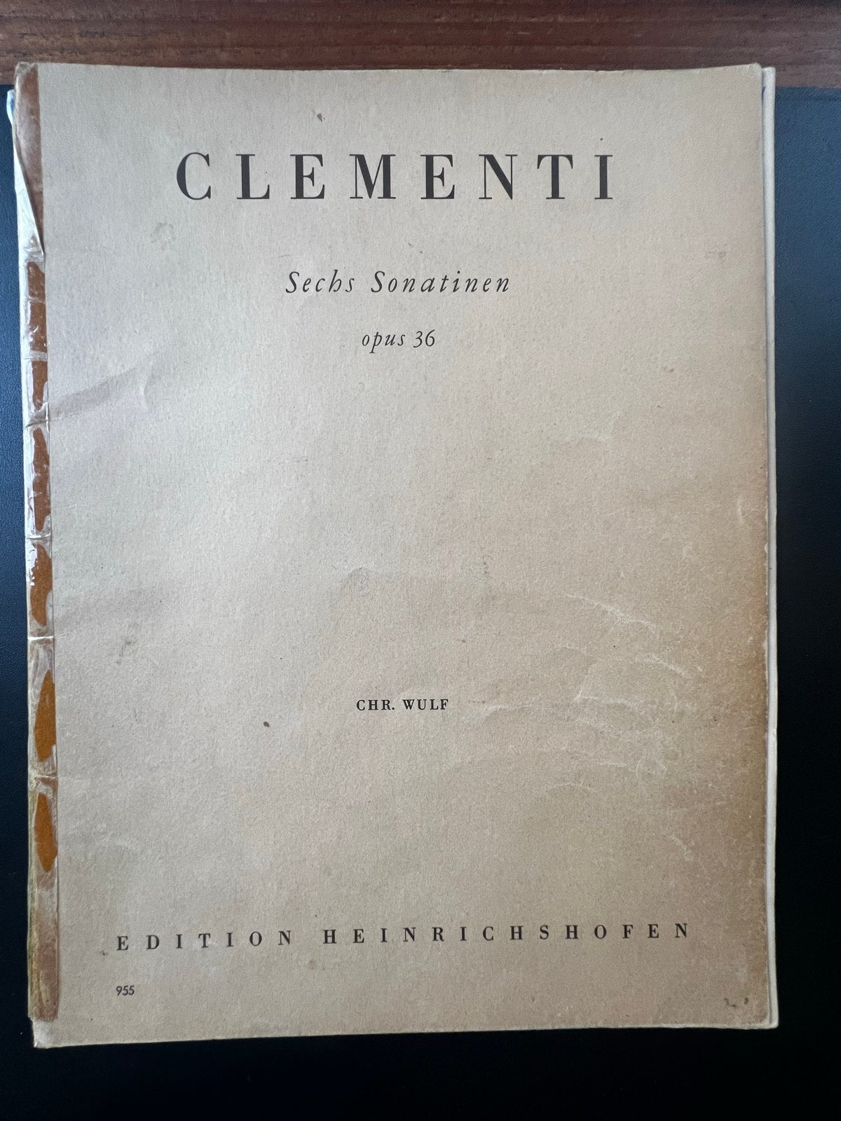 Clementi: Zes Sonatines, Opus 36 - Bladmuziek, Gebruikt, Verzenden, Klassiek, Les of Cursus