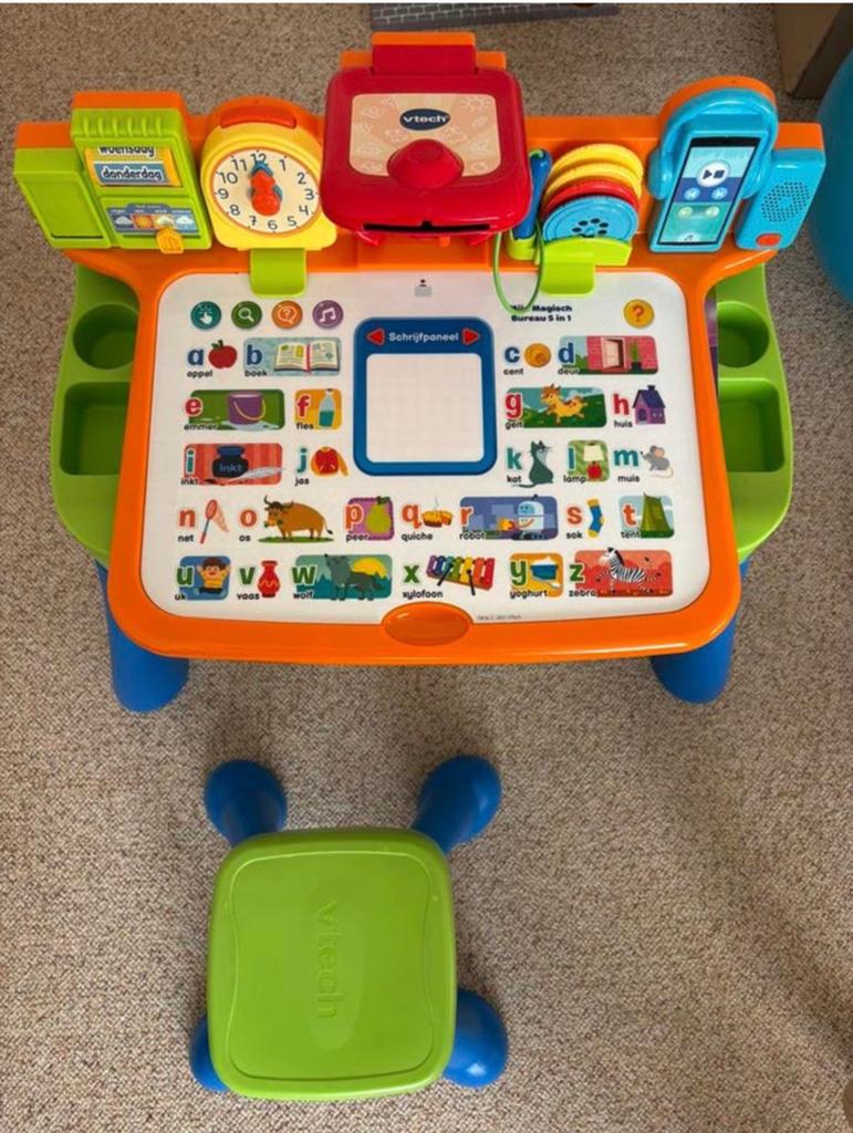 Vtech mijn magische bureau 2.0, Kinderen en Baby's, Speelgoed | Educatief en Creatief, Ophalen, Zo goed als nieuw, Ontdekken, Met licht