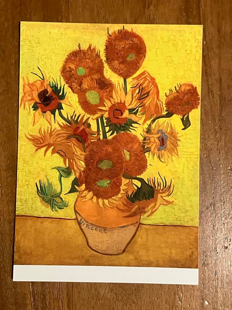 Vincent van Gogh - Zonnebloemen (1889), Verzamelen, Ansichtkaarten | Themakaarten, Ongelopen, 1980 tot heden, Natuur, Ophalen of Verzenden