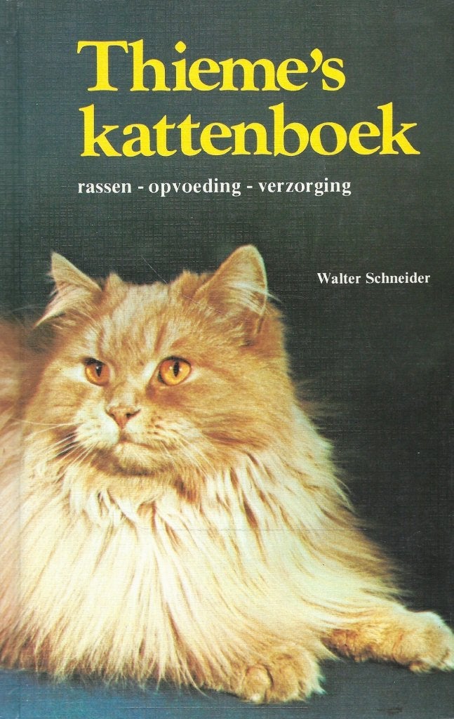 THIEME'S KATTENBOEK., Boeken, Ophalen of Verzenden, Nieuw, Katten, Walter Schneider