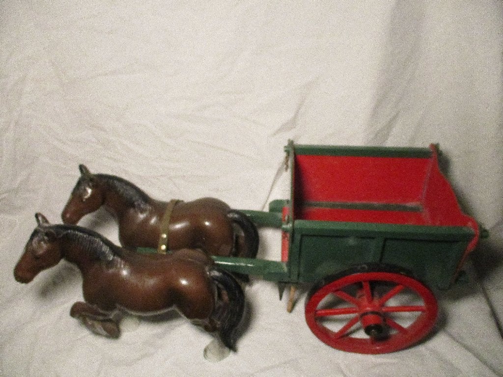 paard met kar jaren 70, Ophalen of Verzenden