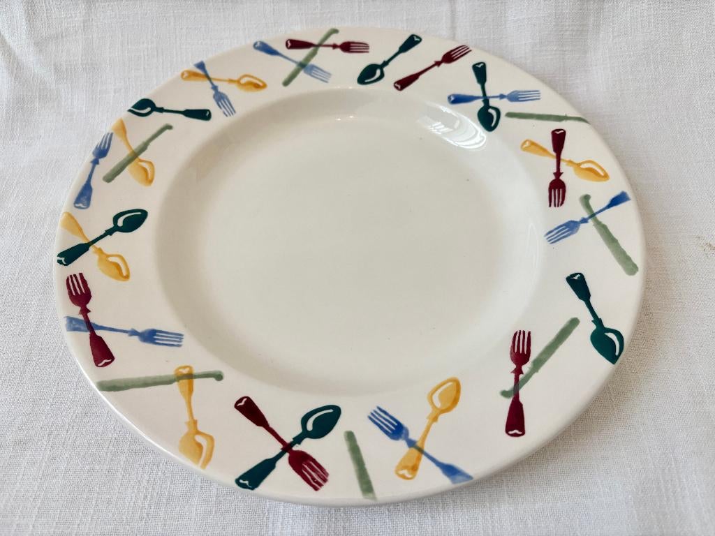 Emma Bridgewater - Knives & Forks, Verzenden, Nieuw, Bord(en), Overige stijlen