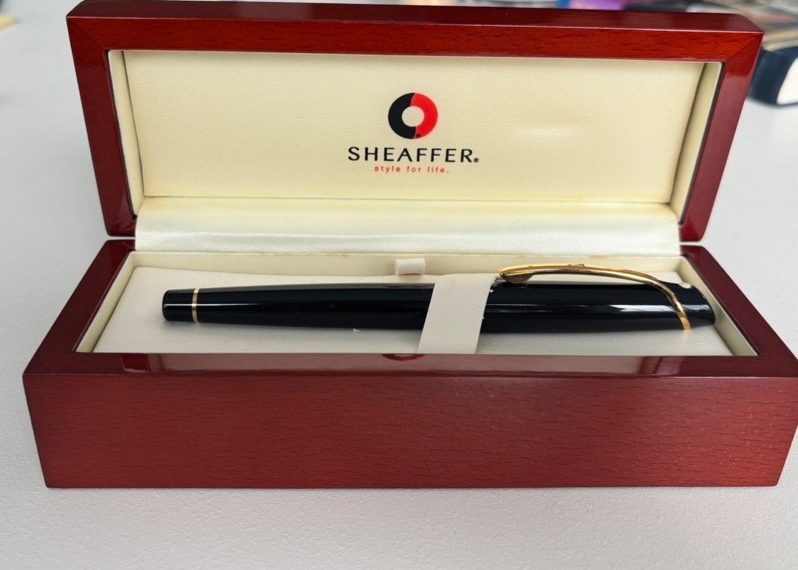 Sheaffer Valor fountain pen 585/14k, Ophalen of Verzenden, Zo goed als nieuw, Balpen, Overige merken