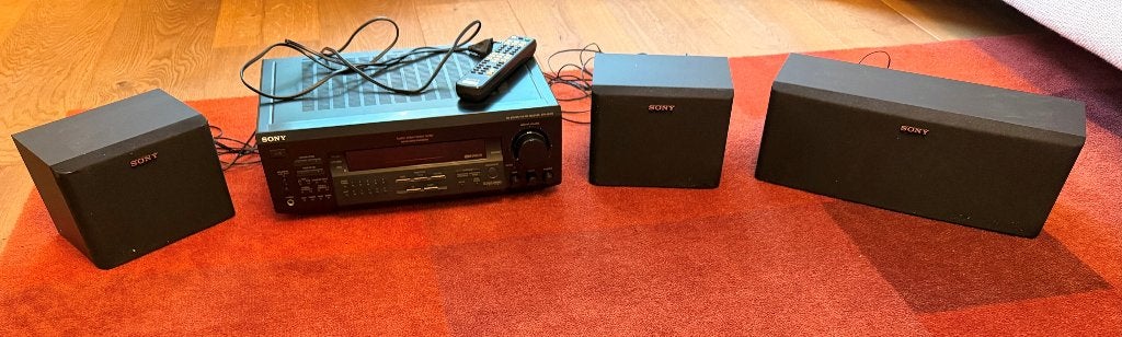 Sony STR-DE225 FM Stereo/FM-AM Receiver (Pro Logic Kit), Ophalen of Verzenden, Zo goed als nieuw, Tuner of Radio, Sony